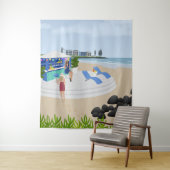 Getränke im Beach Bar Wandteppich (Beispiel)