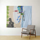 Getränke im Beach Bar Wandteppich (Beispiel (Horizontal))