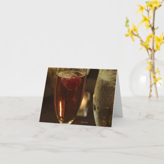 Getränke Karte (Gelbe Blume)