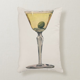 Getränke, Martini Olive Cocktail Dekokissen