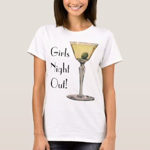 Getränke, Martini Olive Cocktail im Vintage-Stil T-Shirt
