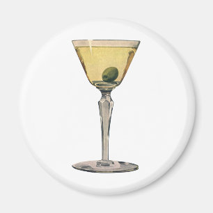 Getränke, Martini Olive Cocktail Magnet