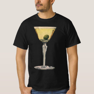 Getränke, Martini Olive Cocktail T-Shirt