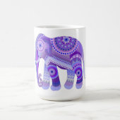 GETRÄNKE MIT COOLEM BLUE ELEPHANT & BLUME KAFFEE T KAFFEETASSE (Mittel)