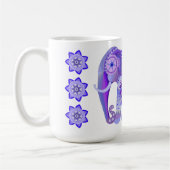 GETRÄNKE MIT COOLEM BLUE ELEPHANT & BLUME KAFFEE T KAFFEETASSE (Links)