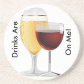 Getränke sind auf meinem Untersetzer (Vorne)