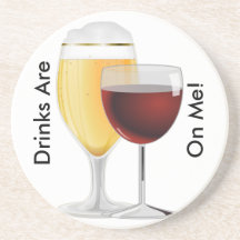 Getränke sind auf meinem Untersetzer
