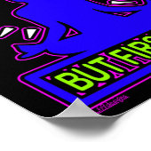 GETRÄNKE SIND AUF MIR, ABER ERSTE YOGA lustige Yog Poster (Ecke)