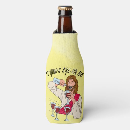 Getränke sind auf mir. flaschenkühler (Flaschenvorderseite)