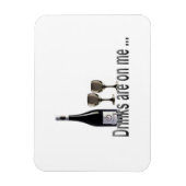 Getränke sind auf mir. magnet (Vertikal)