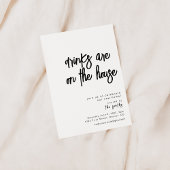 Getränke sind im Haus einladend Einladung