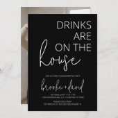 Getränke sind im Haus | Einladung von Haushalten (Vorne/Hinten)