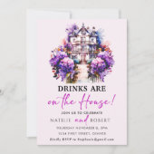 Getränke sind im hauseigenen Party. Einladung (Vorderseite)