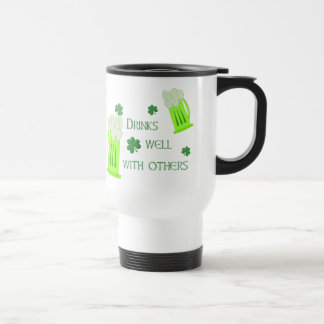 Getränke St. Patricks Tagesquellen Reise-Tasse Reisebecher