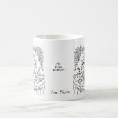 Getränke-Tasse 'Tee-Zeit-Party mit getigerten Katz Kaffeetasse (Mittel)