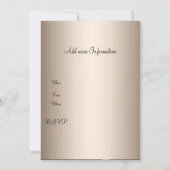 Getränke und Party Einladung (Rückseite)