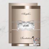 Getränke und Party Einladung (Vorne/Hinten)