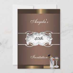 Getränke- und Schokoladen-Party-Einladung Einladung