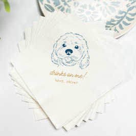 Getränke von Mich Pet Wedding Napkins Serviette