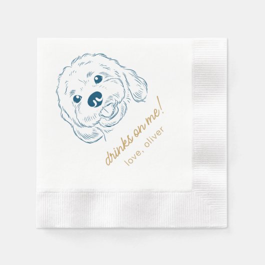 Getränke von Mich Pet Wedding Napkins Serviette (Vorderseite)