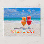 Getränke Wechselankündigung Postkarte (Vorderseite)