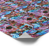 Getränke werden serviert - versteckter 3D-Druck Poster (Ecke)