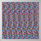 Getränke werden serviert - versteckter 3D-Druck Poster (Vorne)