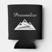 Getränkedosen mit individueller Bergspitze Dosenkühler (Rückseite)