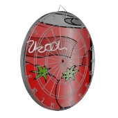 Getränkedosengetränk Dartscheibe (Vorderseite Links)