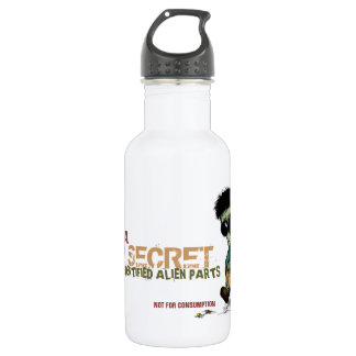 Getränkeflasche, humorvolle Alien Top Secret Carto Trinkflasche