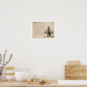 Getränkehändler, Venezianisch (Manuskript) Poster (Küche)