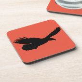 Getränkekappe mit fliegenden Adlerfarben Getränkeuntersetzer (Linke Seite)