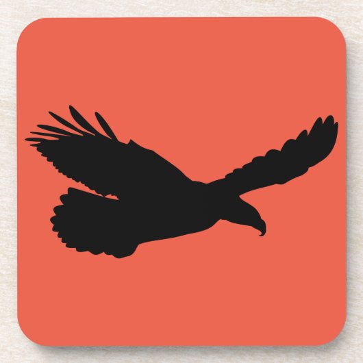Getränkekappe mit fliegenden Adlerfarben Getränkeuntersetzer (Vorderseite)