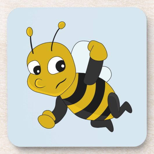 Getränkekoaster für Bienen Cartoon Getränkeuntersetzer (Vorderseite)