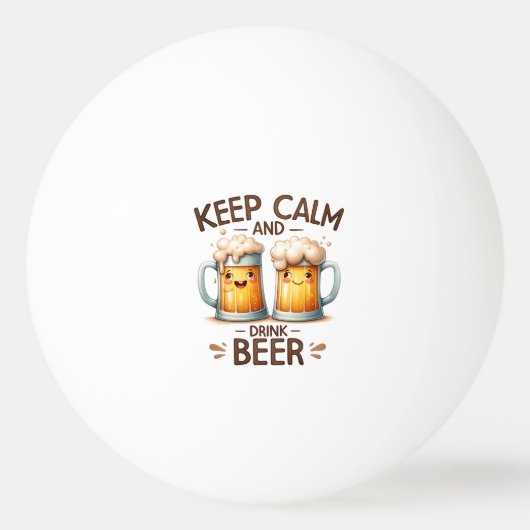 Getränkekoten Tischtennisball (Rückseite)