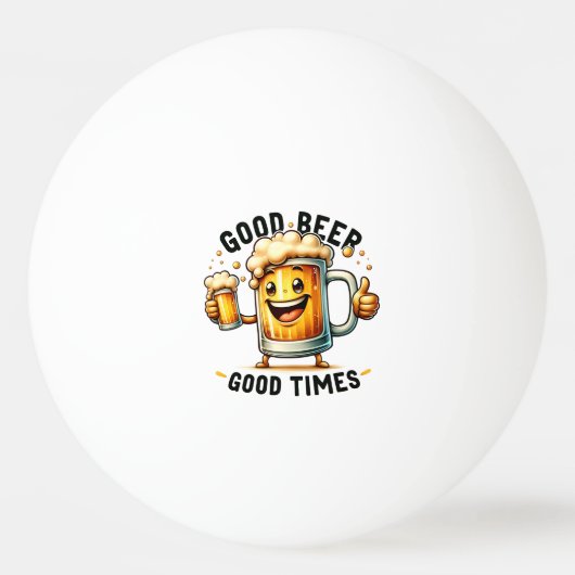 Getränkekoten Tischtennisball (Vorderseite)