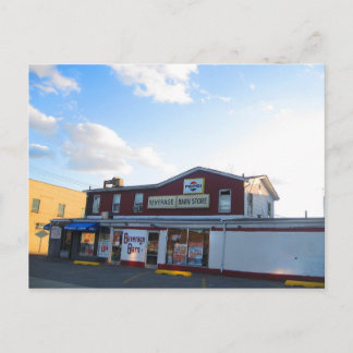 Getränkestall auf der Willis Avenue Postkarte