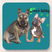 Getränkeuntersetzer französische bulldogge (Vorderseite)