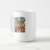 Getränkt durch Iccied-Kaffee Kaffeetasse (Vorderseite Links)