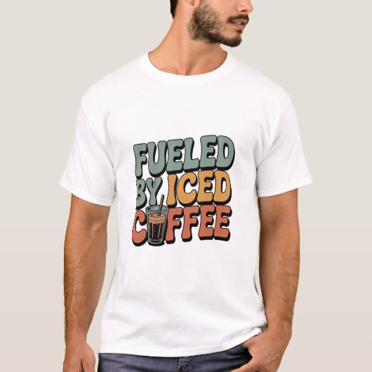 Getränkt durch Iccied-Kaffee T-Shirt (Vorderseite)