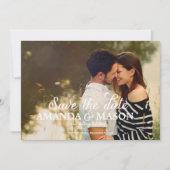 GETRÄNKTES Foto Ankündigung Datum freihalten (Vorderseite)