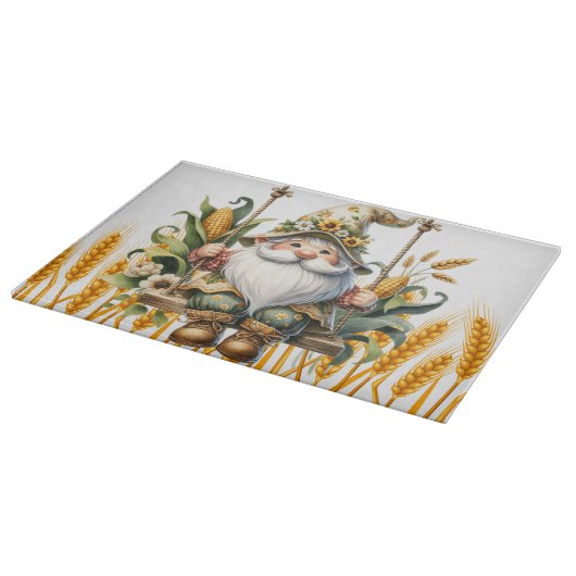 Getreide Bauer Gnome Cutting Board Schneidebrett (Ecke)