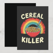 Getreide Killer Mens Nahrung verdrängen wahre Krim Einladung (Vorne/Hinten)