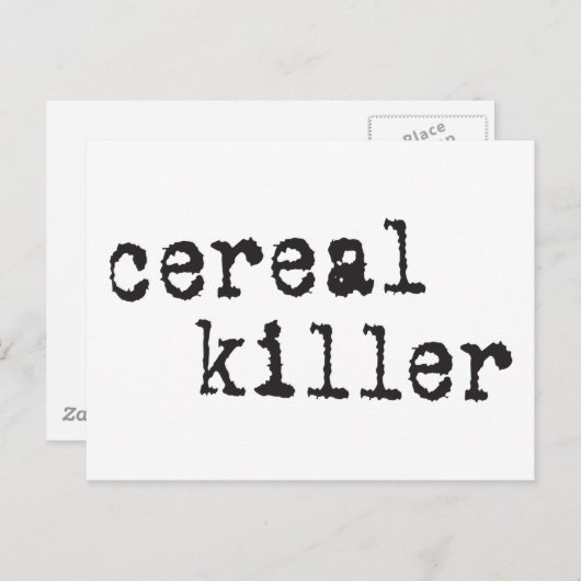 Getreide Killer Shirts & Geschenke Postkarte (Vorne/Hinten)