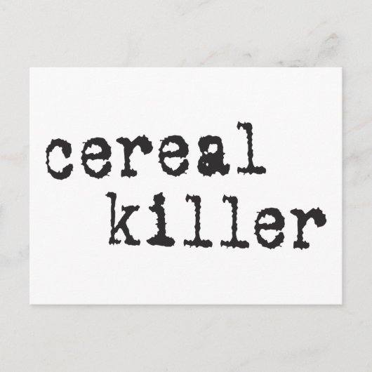 Getreide Killer Shirts & Geschenke Postkarte (Vorderseite)