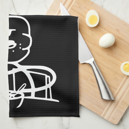 Getreide Meme Typ Geschirrtuch (Viertel Falte)