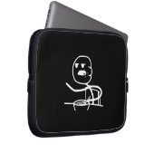 Getreide Meme Typ Laptopschutzhülle (Vorne Rechts)