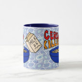 Getreide-Mörder-Kaffee-Tasse, verärgerter Tasse (Zentrum)