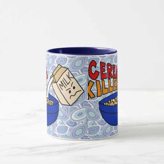 Getreide-Mörder-Kaffee-Tasse, verärgerter Tasse (Zentrum)