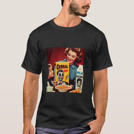 Getreide (Serial) Killer Phonetic Pun Horror Core T-Shirt (Vorderseite)